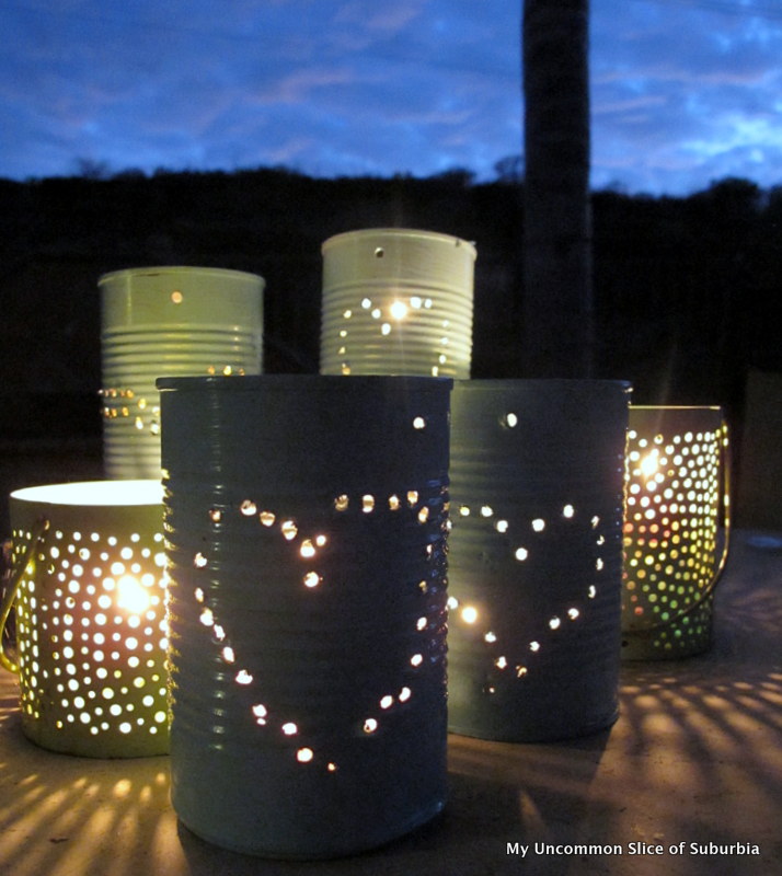 DIY Tin Can Lanterns