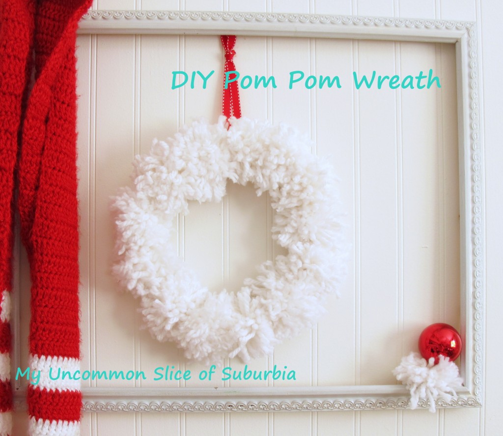 Pom Pom Wreath with Yarn in Three Easy Steps! - DIY Candy