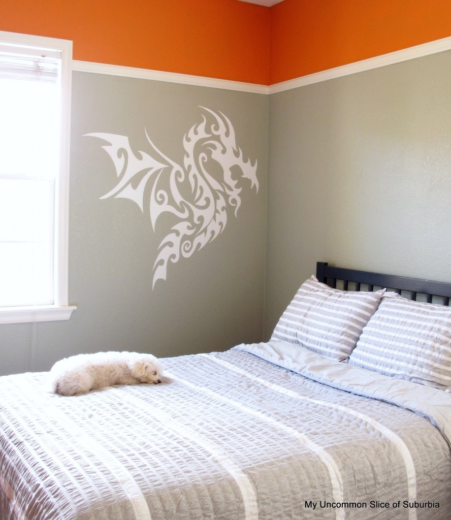 Boys orange hot sale bedroom