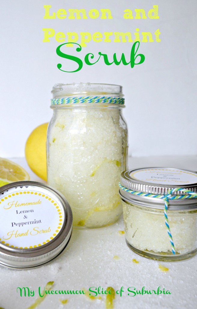 lemon scrub for the hands