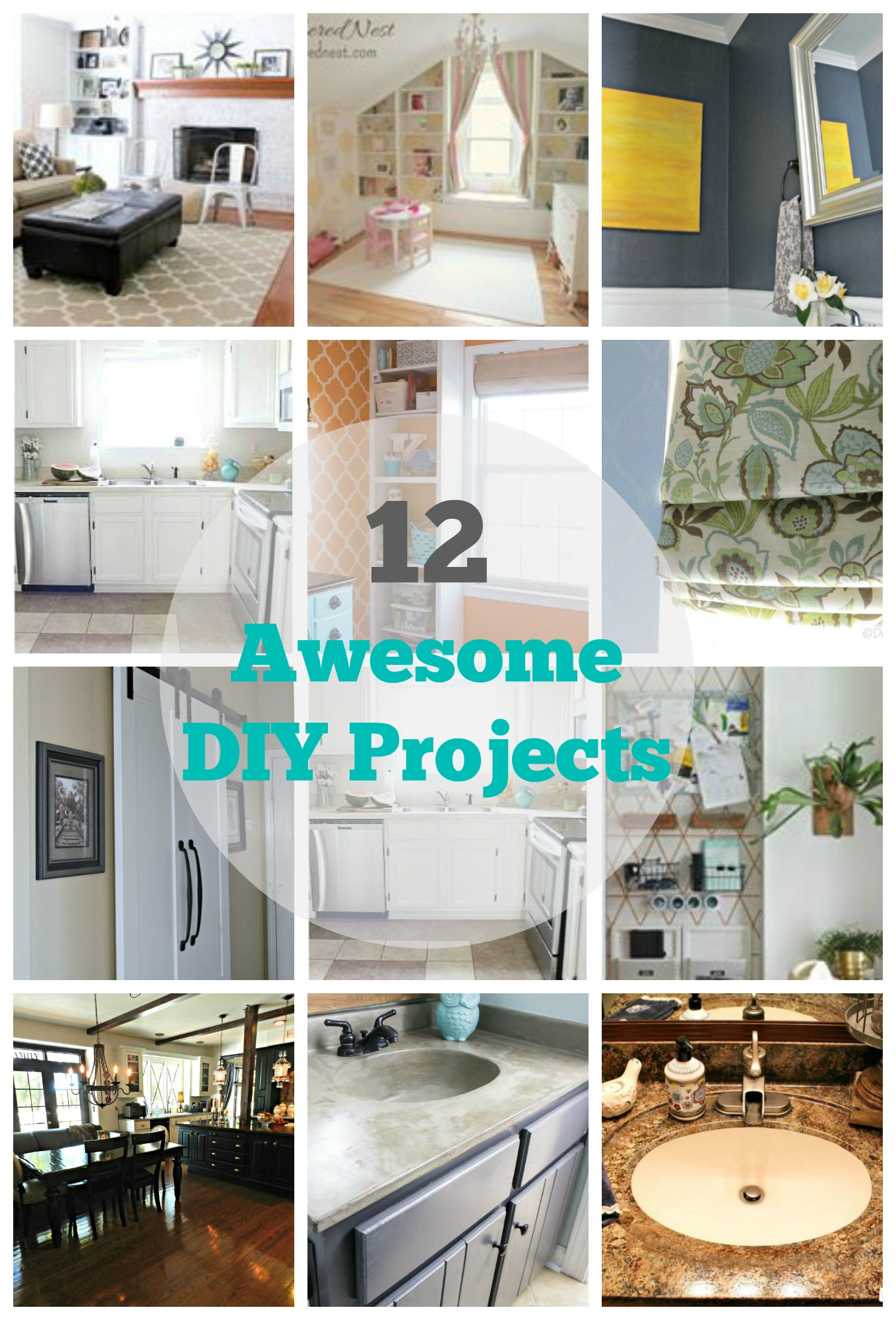 12 DIY Home Improvement Projects - My Uncommon Slice of Suburbia
