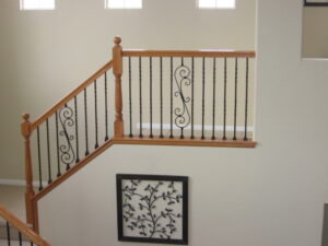 How To Paint Your Stair Rails Black No Sanding No Stripping My