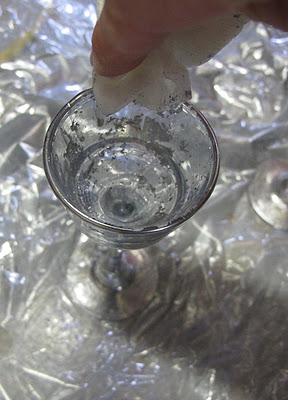 how to make DIY Mercury Glass