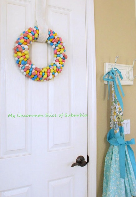 Learn how to make this adorable easter wreath made from Robin's eggs