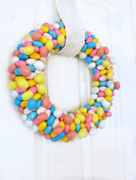 Candy Easter Wreath