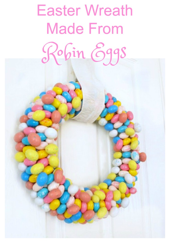 Learn how to make this adorable easter wreath made from Robin's eggs