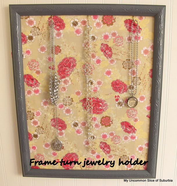 Frame to Jewelry Holder Tutorial