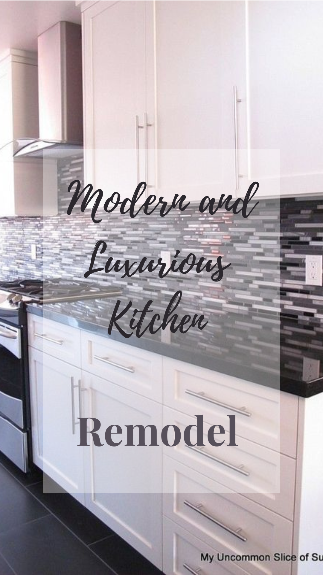 Modern and sleek kitchen remodel