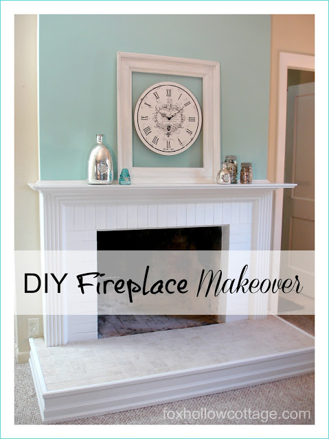 DIY+fireplace+makeover+foxhollowcottage.com+ - My Uncommon Slice of ...