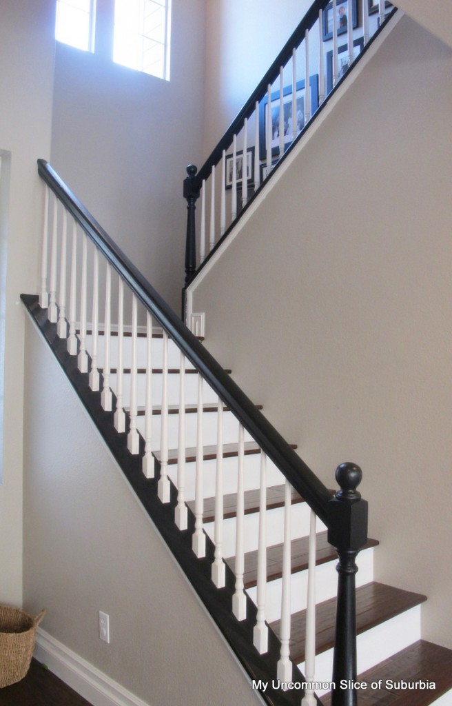 painted stair rails