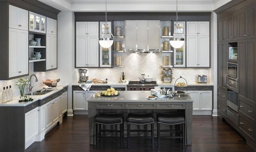 Grey and White Kitchens