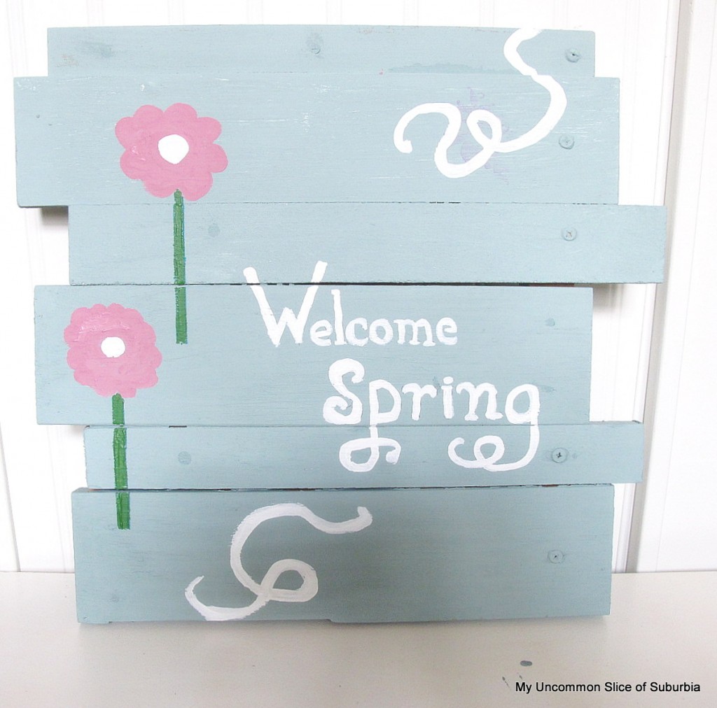 Scrapwood sign~It’s a Spring Thing