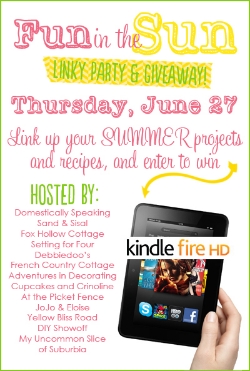 Fun in the sun Linky Party and Giveaway