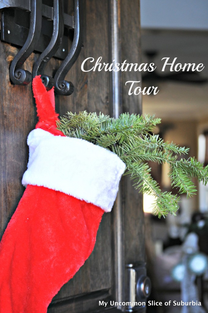 Christmas Home Tour Red and Green Door