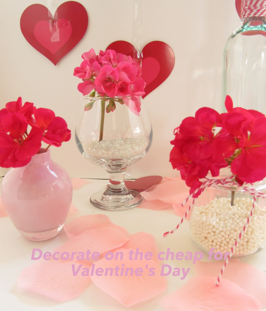 Decorate on the cheap for Valentines 