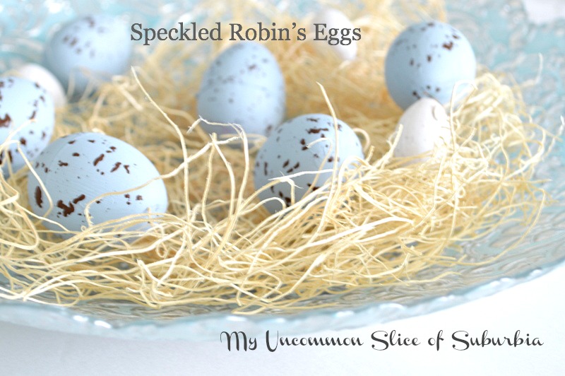 DIY Speckled Robin's egg