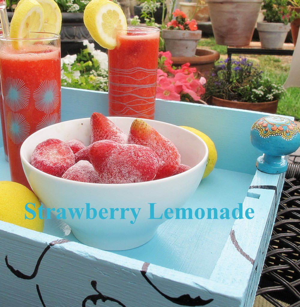 Homemade Strawberry Lemonade