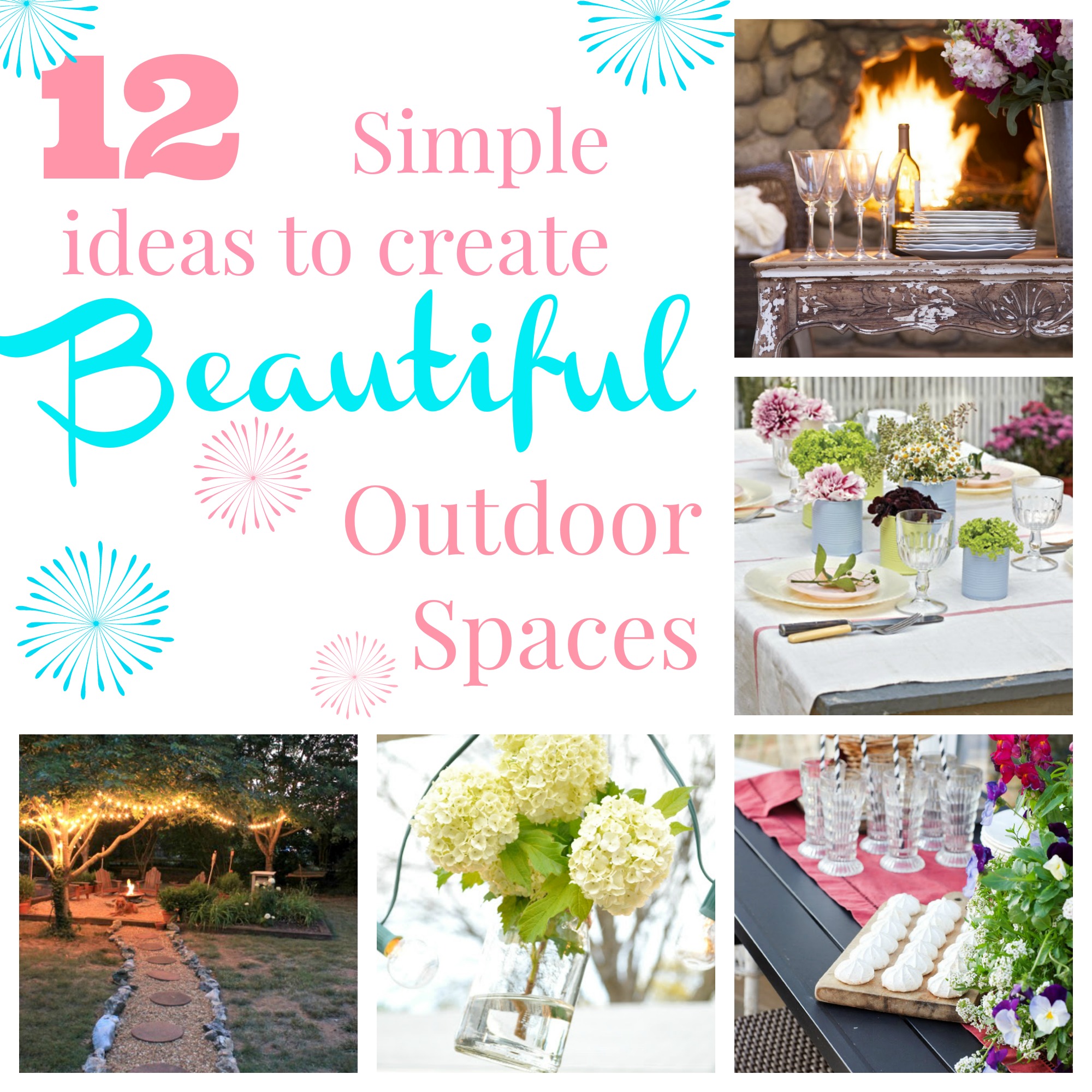 20 Simple ideas to create beautiful outdoor spaces