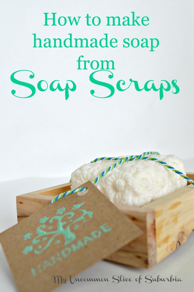 How to make handmade soap from soap scraps the easy way