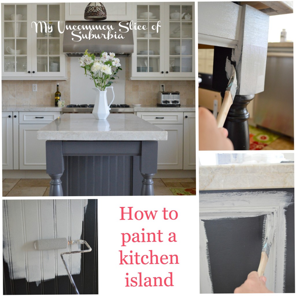 How to paint a kitchen island