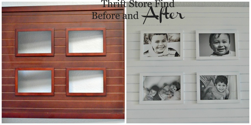 picture frame before and after