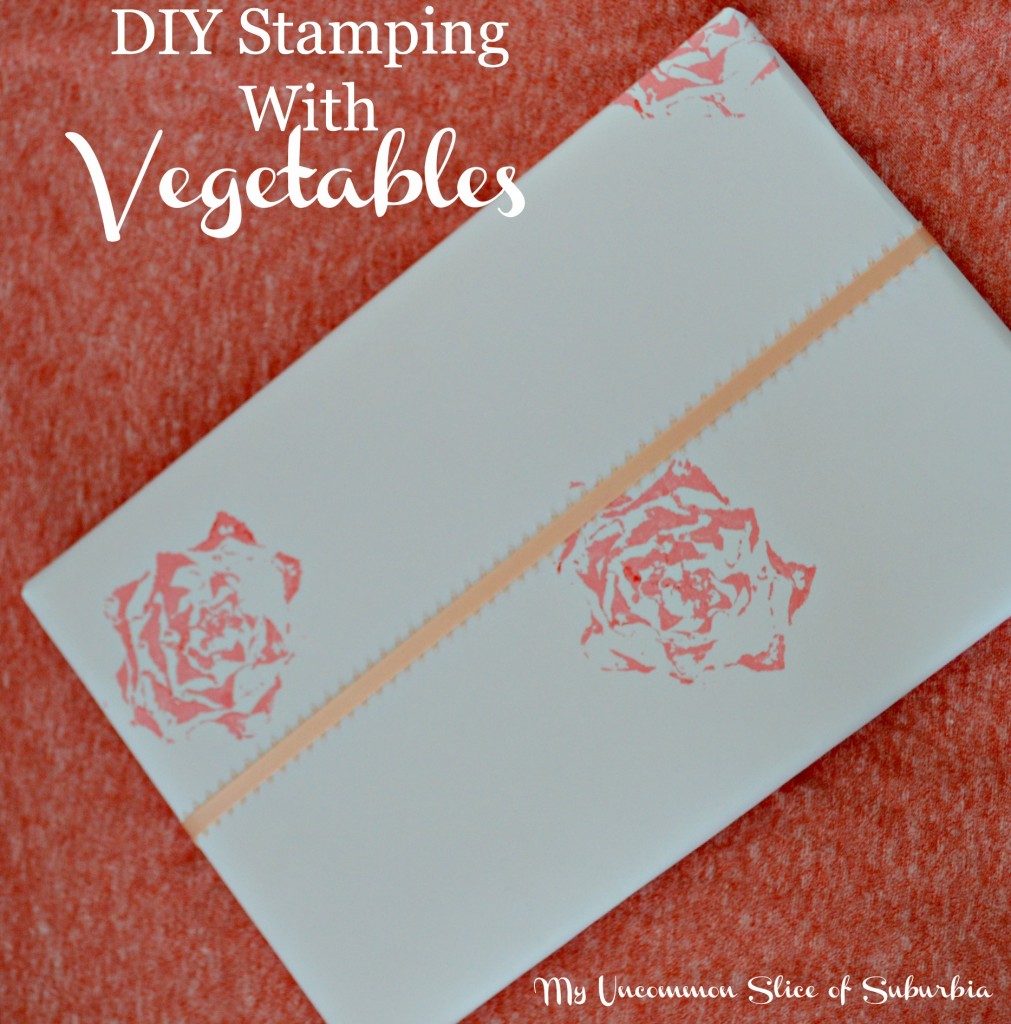 DIY Stamping Wrapping Paper
