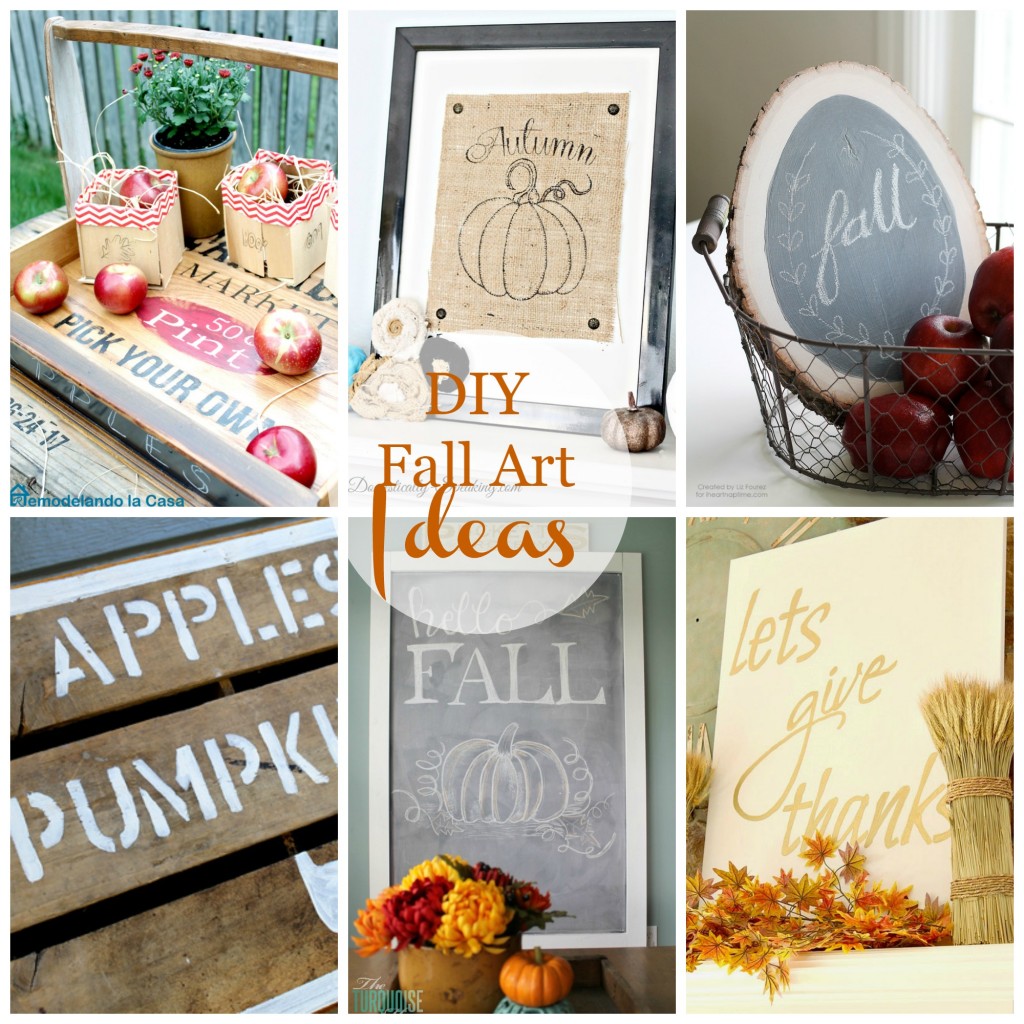 DIY Fall Art ideas on a budget