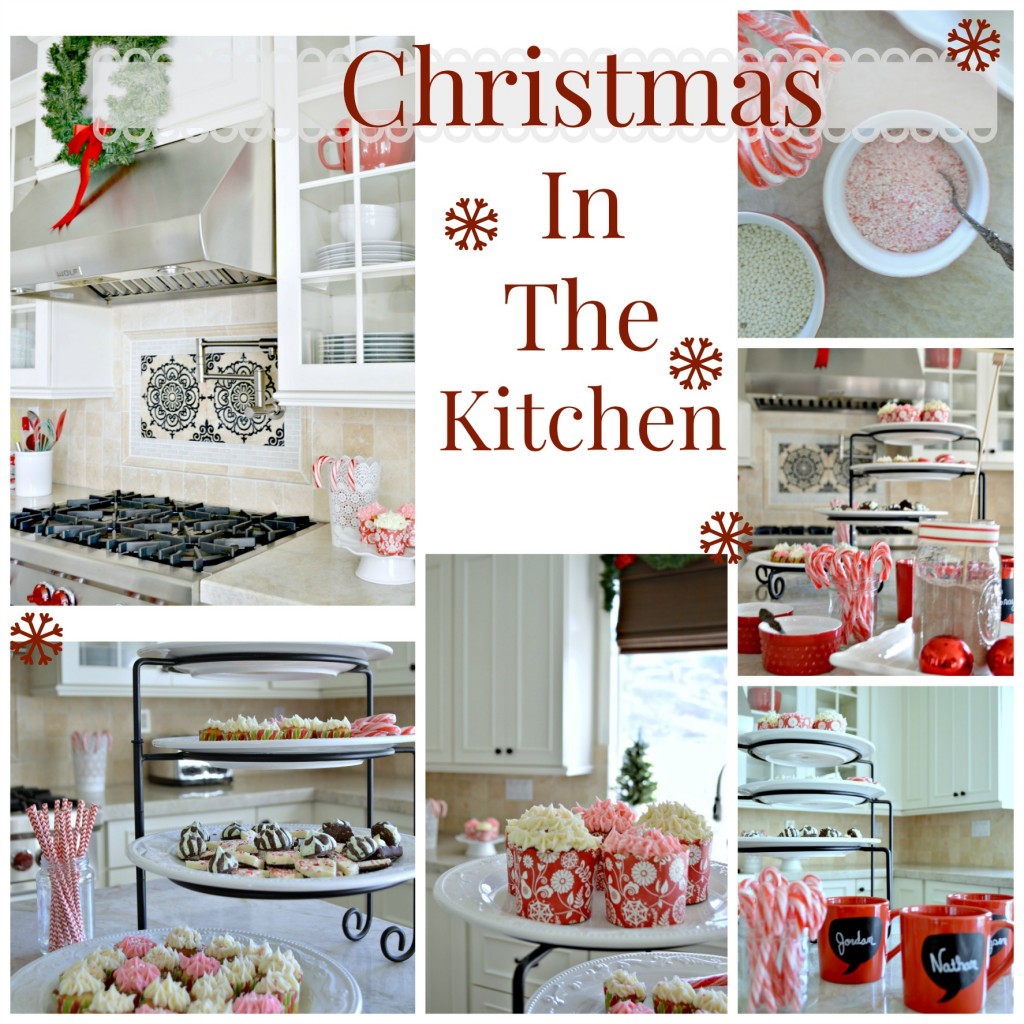 Christmas decor in the kitchen