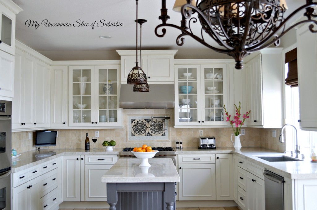 White and Grey Elegant Kitchen remodel