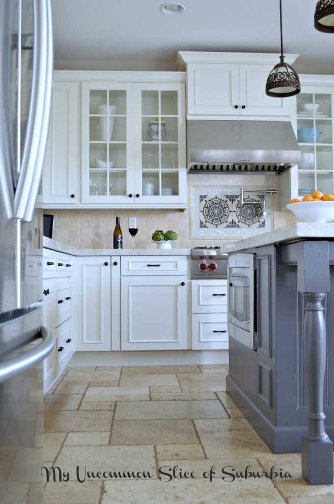 White and Grey Elegant Kitchen remodel