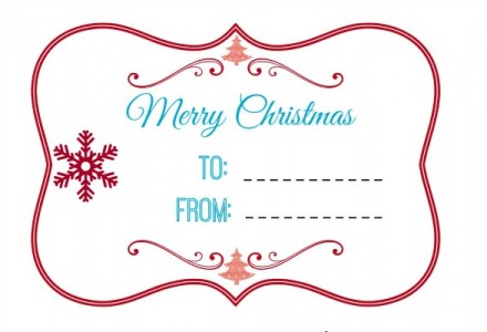 Simple Christmas Wrapping and Free Printable