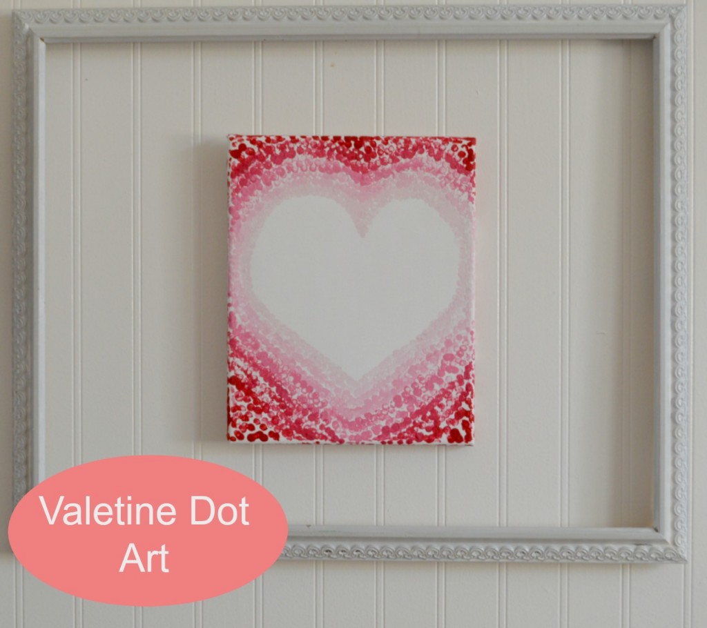 valentine dot art DIY