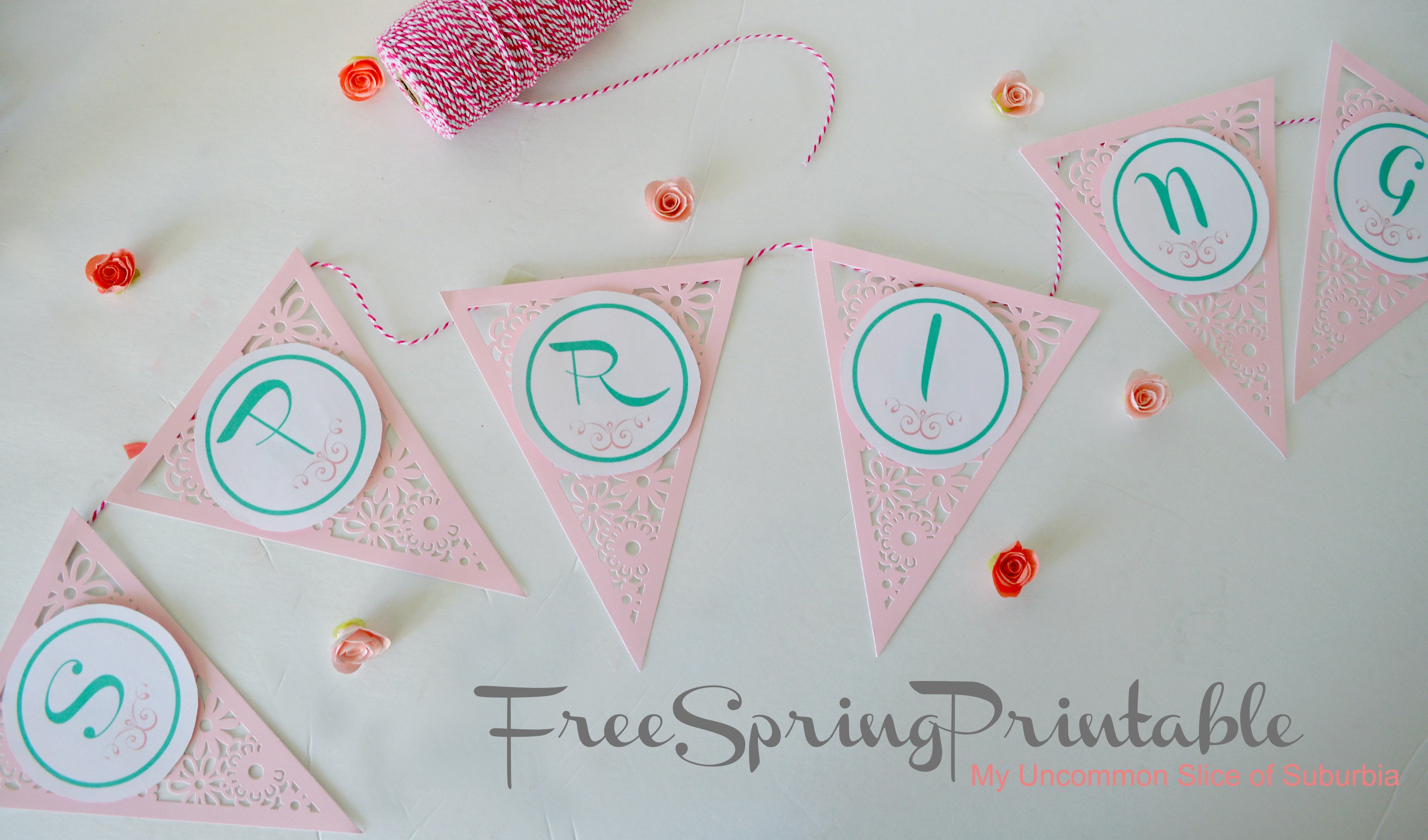 Spring Vignette and Free Printable