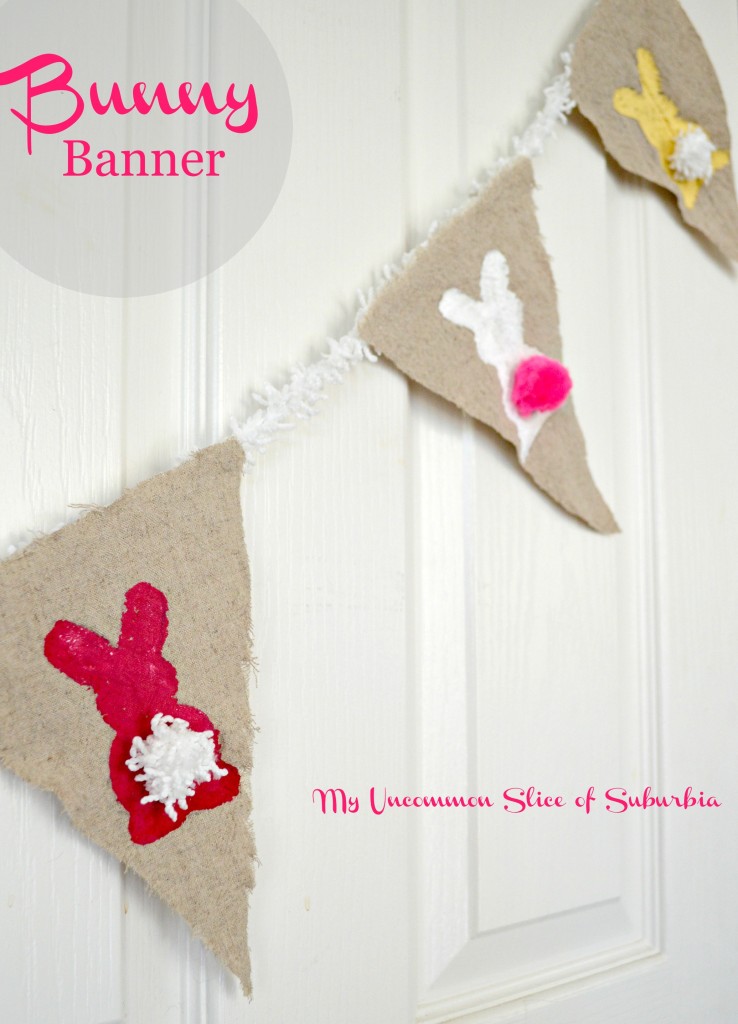 Simple make your own bunny banner