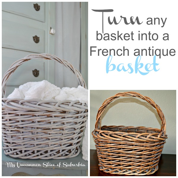 Turn any basket into a french antique basket
