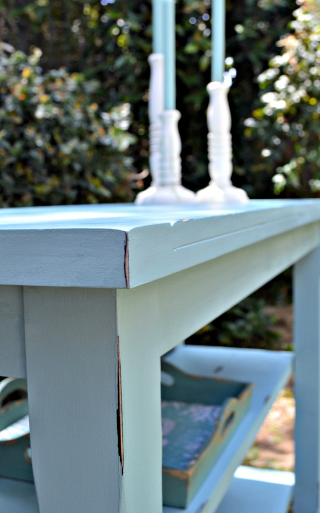 Side table distressed