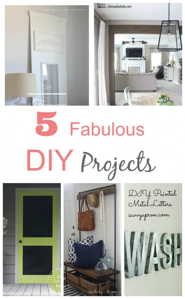 5 Fabulous DIY Projects you can do in a day