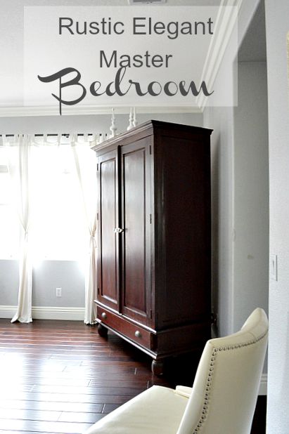 Rustic Elegant Master Bedroom