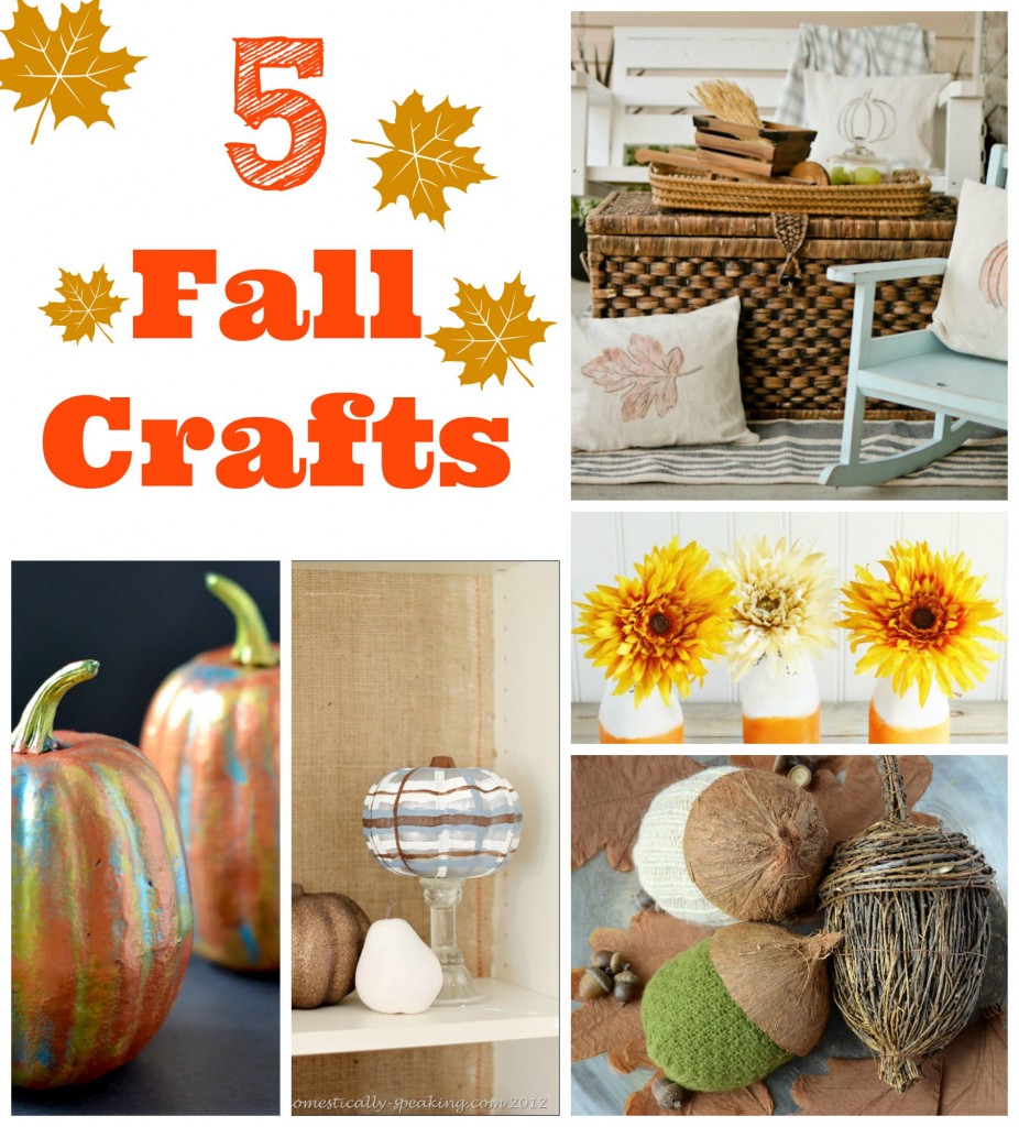 5 fall crafts