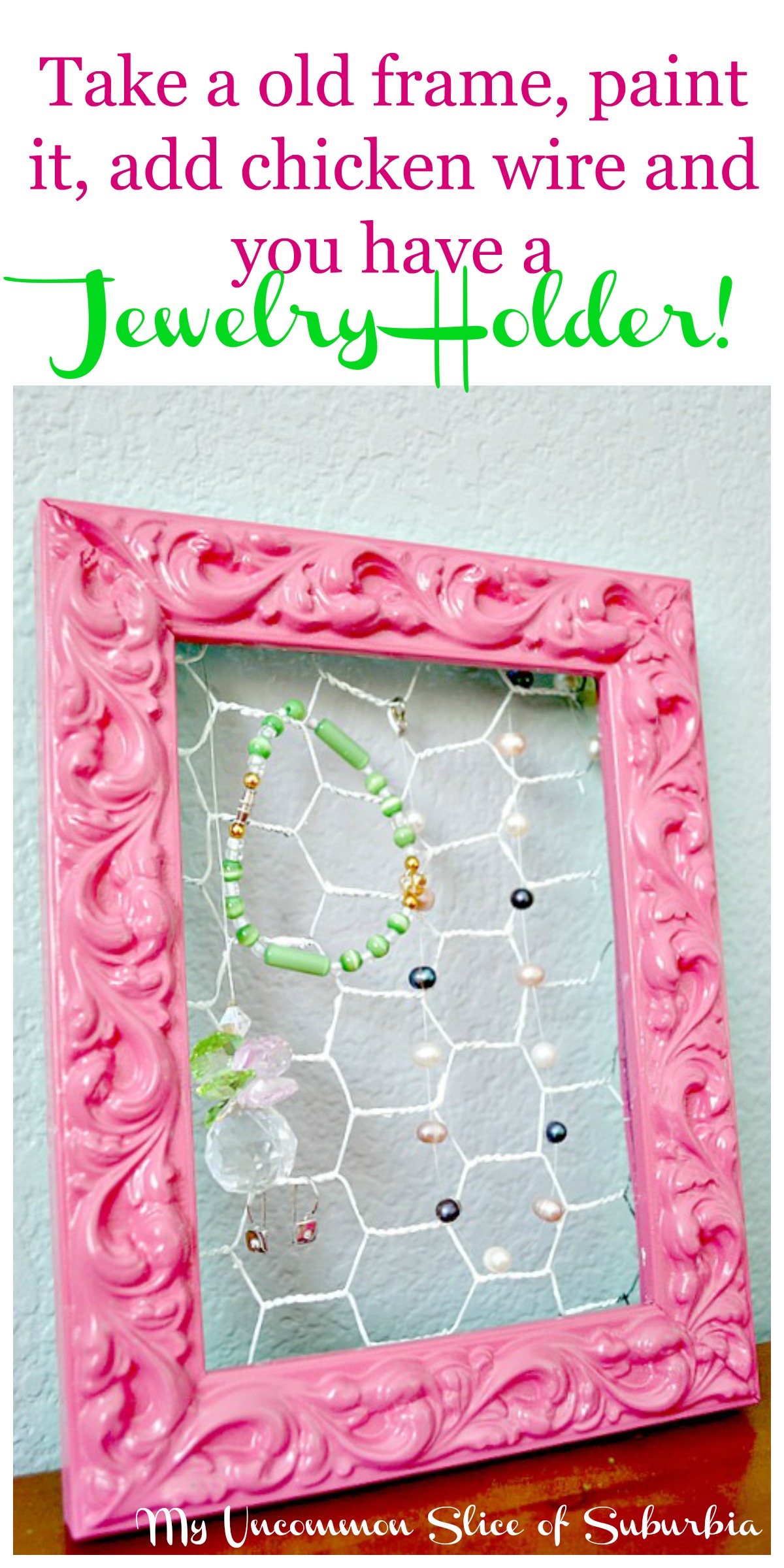 How to Make Chicken Wire Frames from Thrift Store Finds