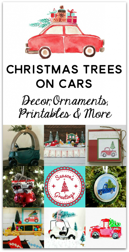 Christmas Trees on Cars Graphic 1