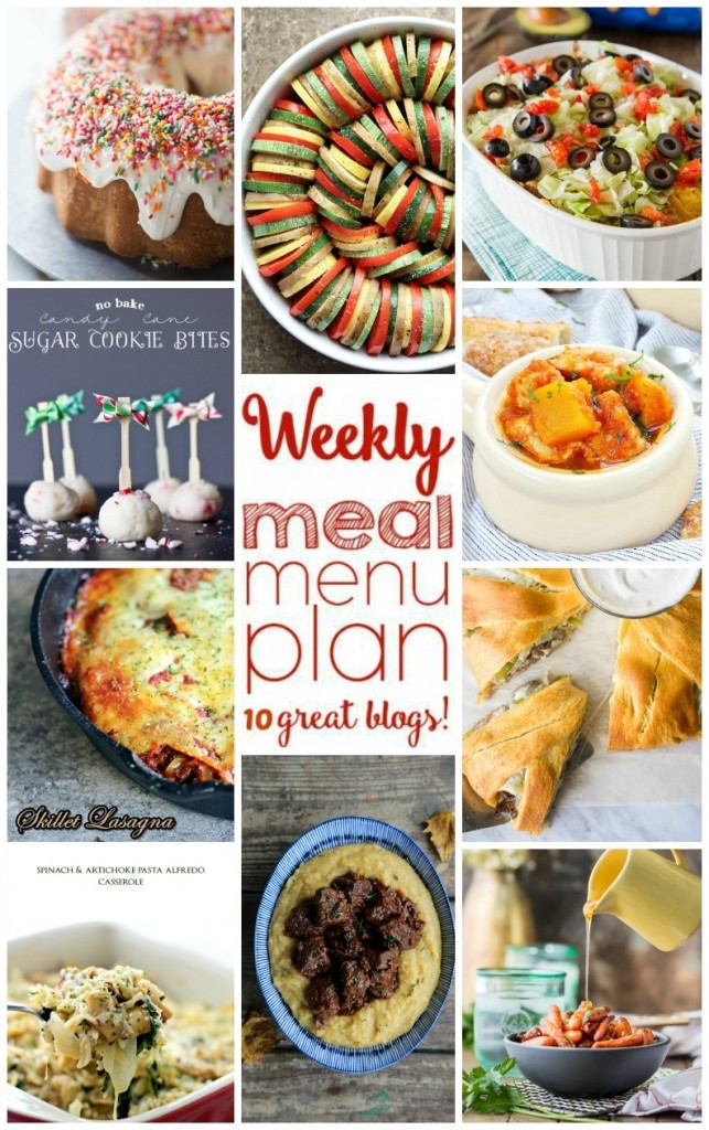 weekly meal plan