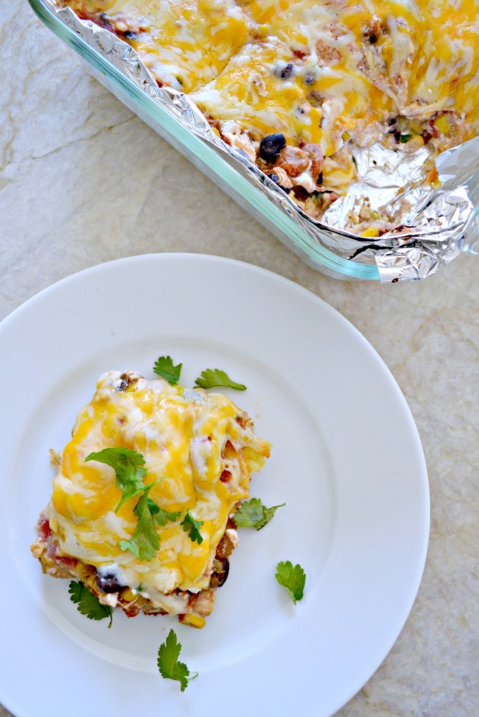 Chicken Chili Casserole, perfect recipe for using up that left over chili!