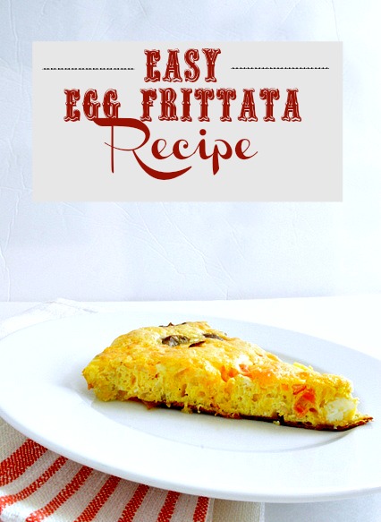 Easy and delicious egg frittata recipe