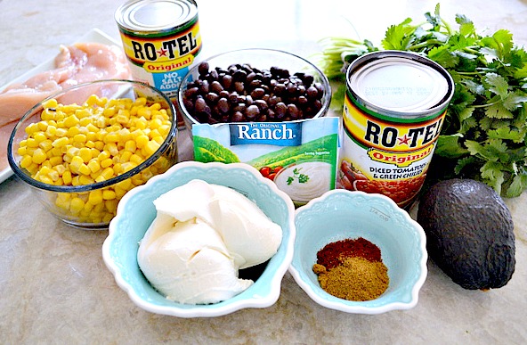 Products used to make creamy chili