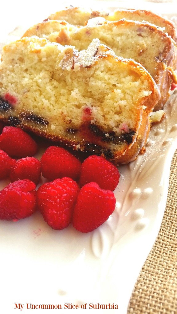 I can't wait to make this raspberry and chocolate chip cake!