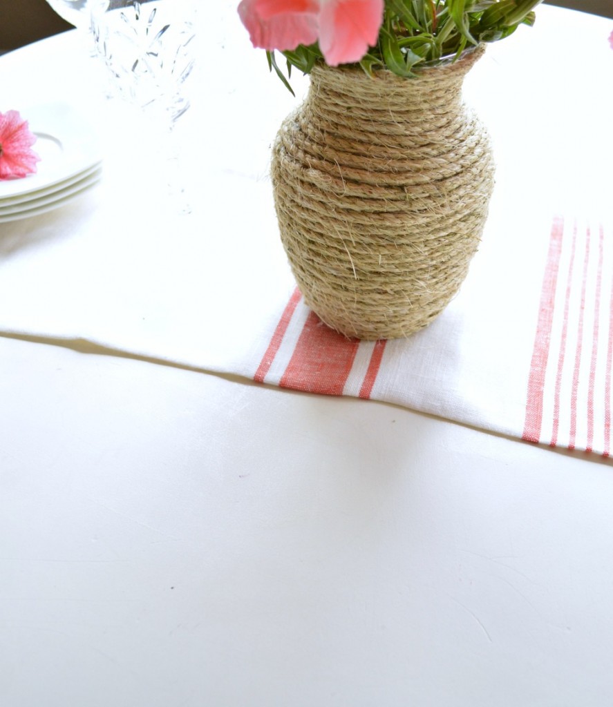 DIY Glass Rope Vase My Slice of Suburbia