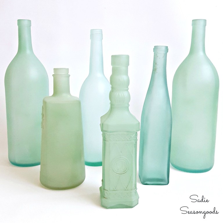 5_clear_glass_bottles_to_repurpose_into_sea_glass_for_summer_coastal_centerpiece_decor_Sadie_Seasongoods