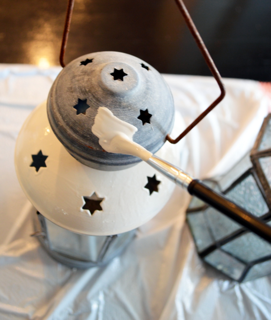 Update those old lanterns using paint, great step by step tutorial