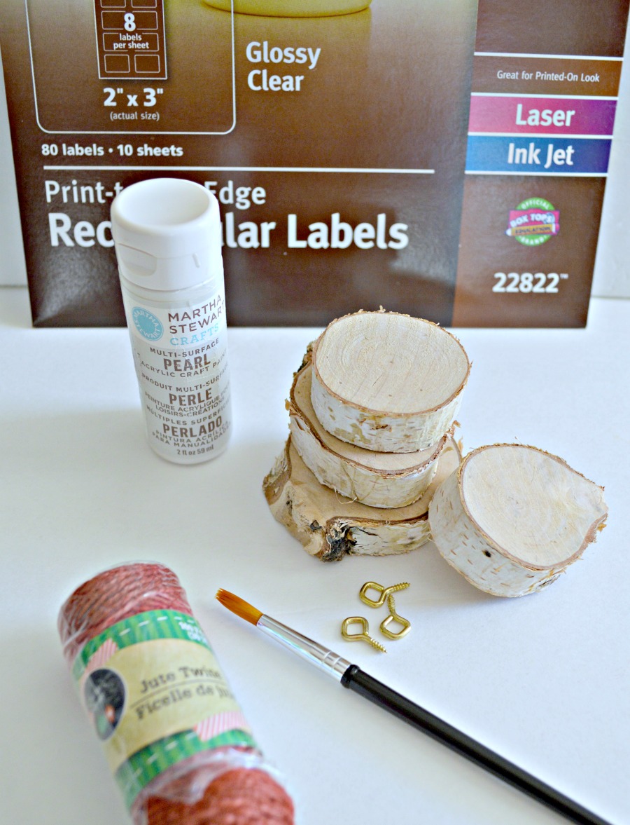 DIY Birch Wood Ornament My Slice of Suburbia